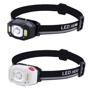 White Sensitive Head Flashlight 3