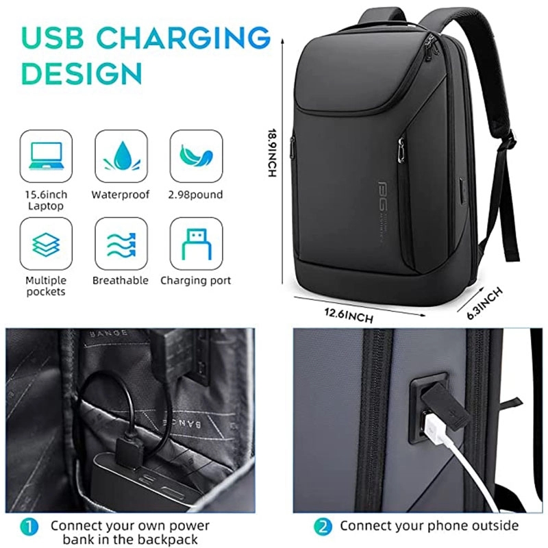 15.6 Inch Laptop Backpack With Usb Charging Port 4