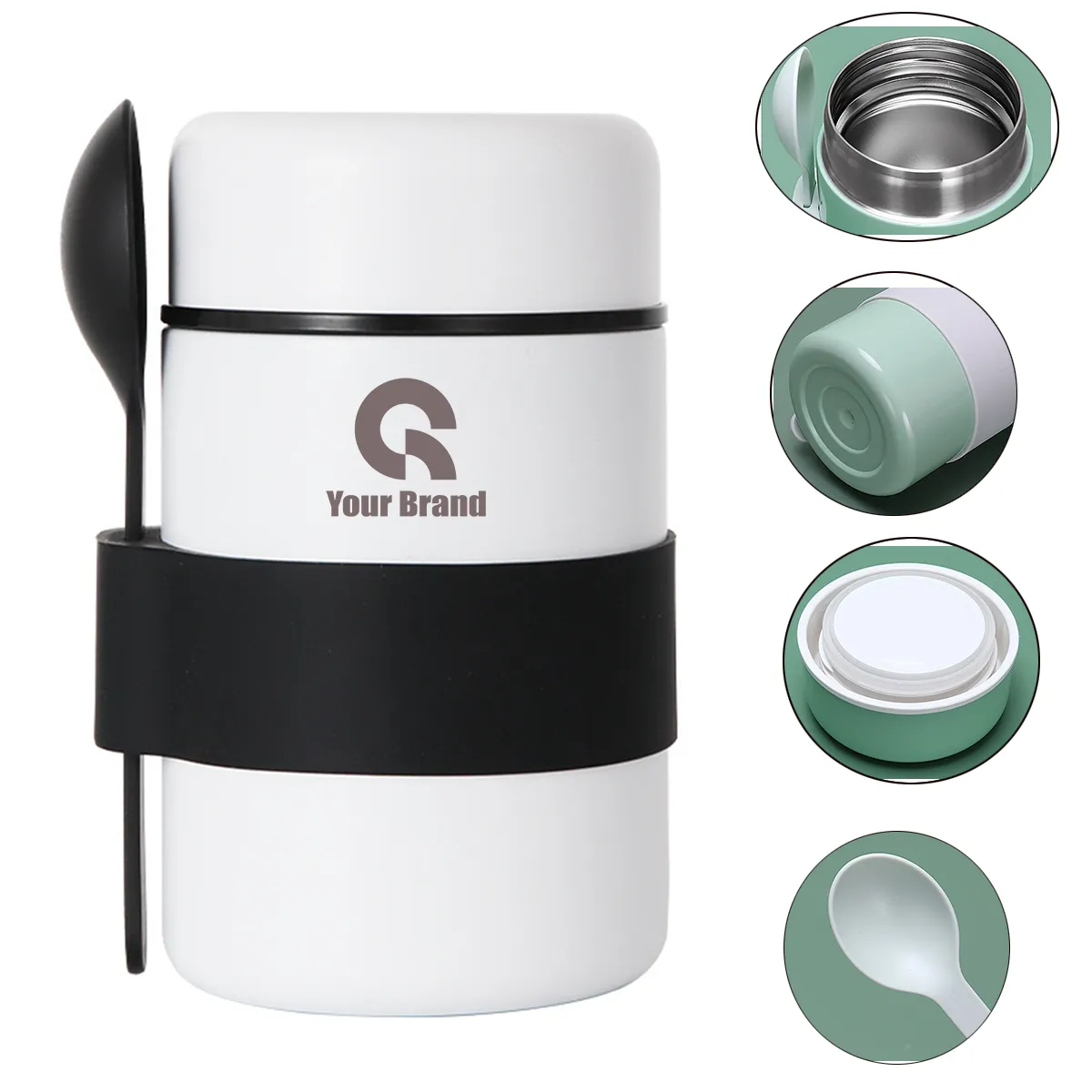 Stainless Steel Mini Soup Cup Food Vacuum Kettle Thermos Mug 2