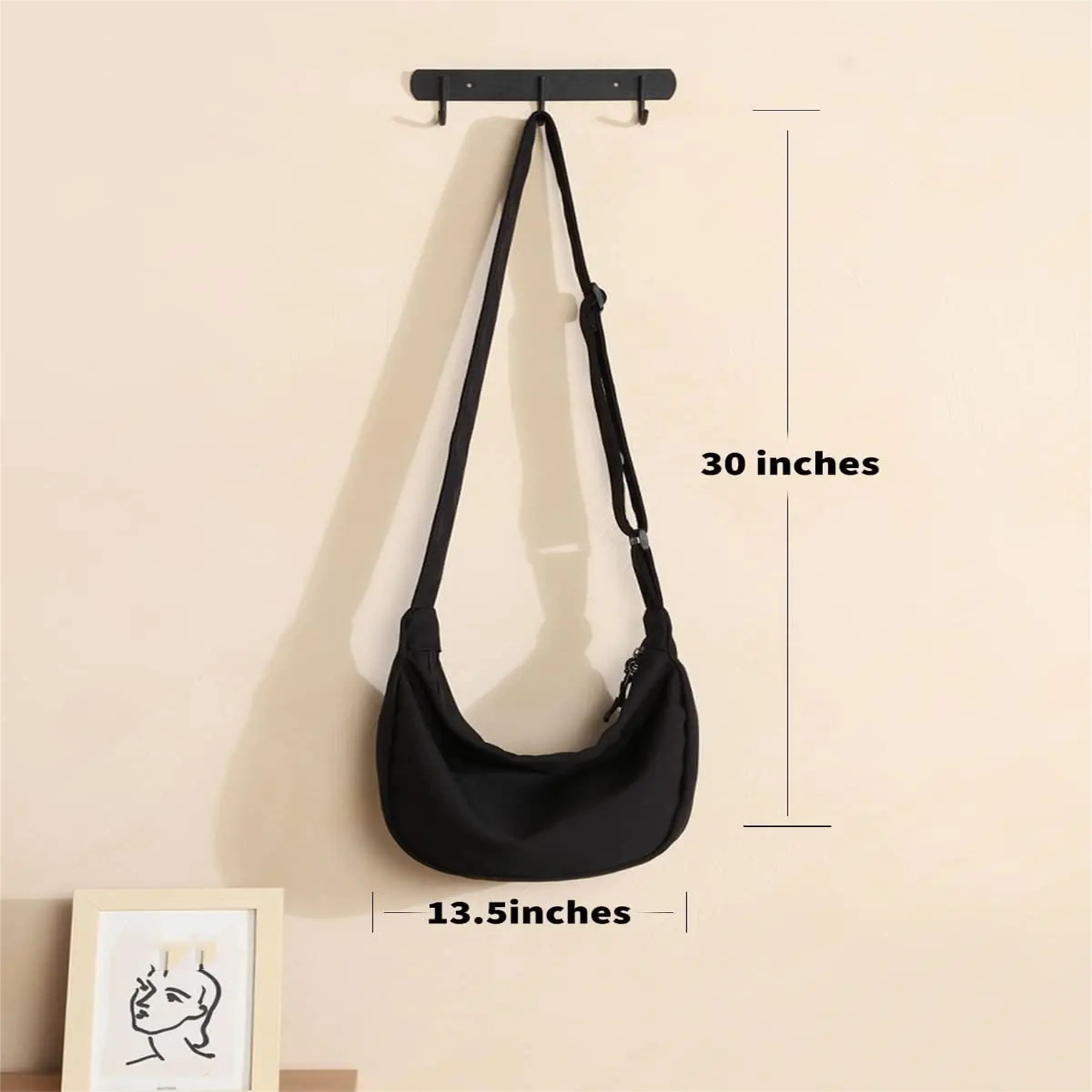 Crossbody Crescent Bag 11