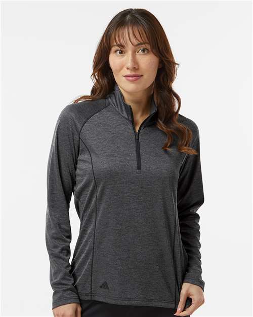 Women's Space Dyed Quarter-Zip Pullover - A594 6
