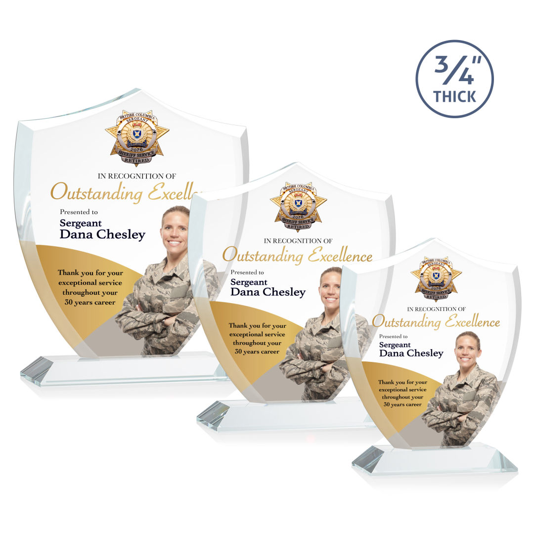 Scudo Shield VividPrint™ Award - Clear 4