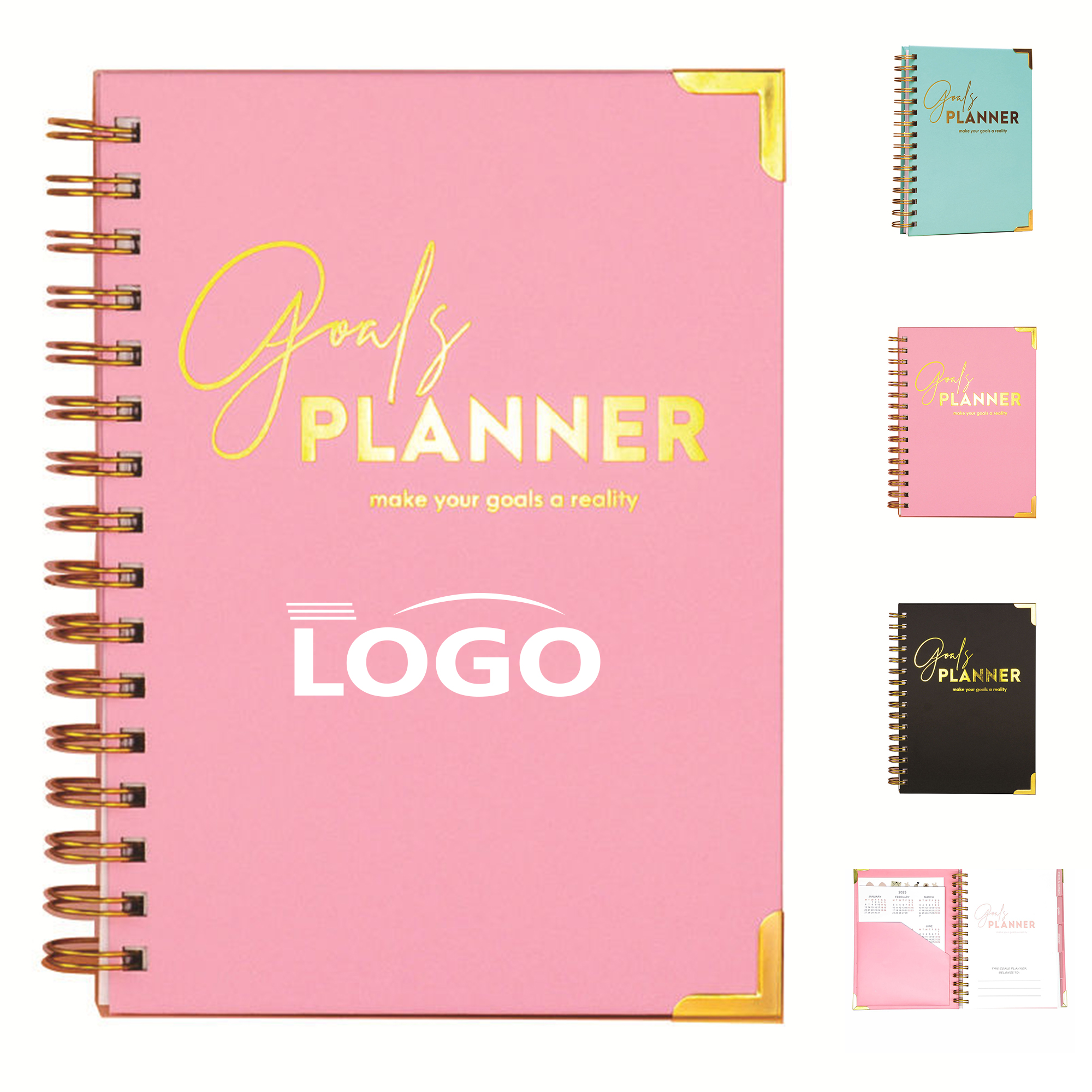 Customizable Hard-Cover Agenda Planner 2