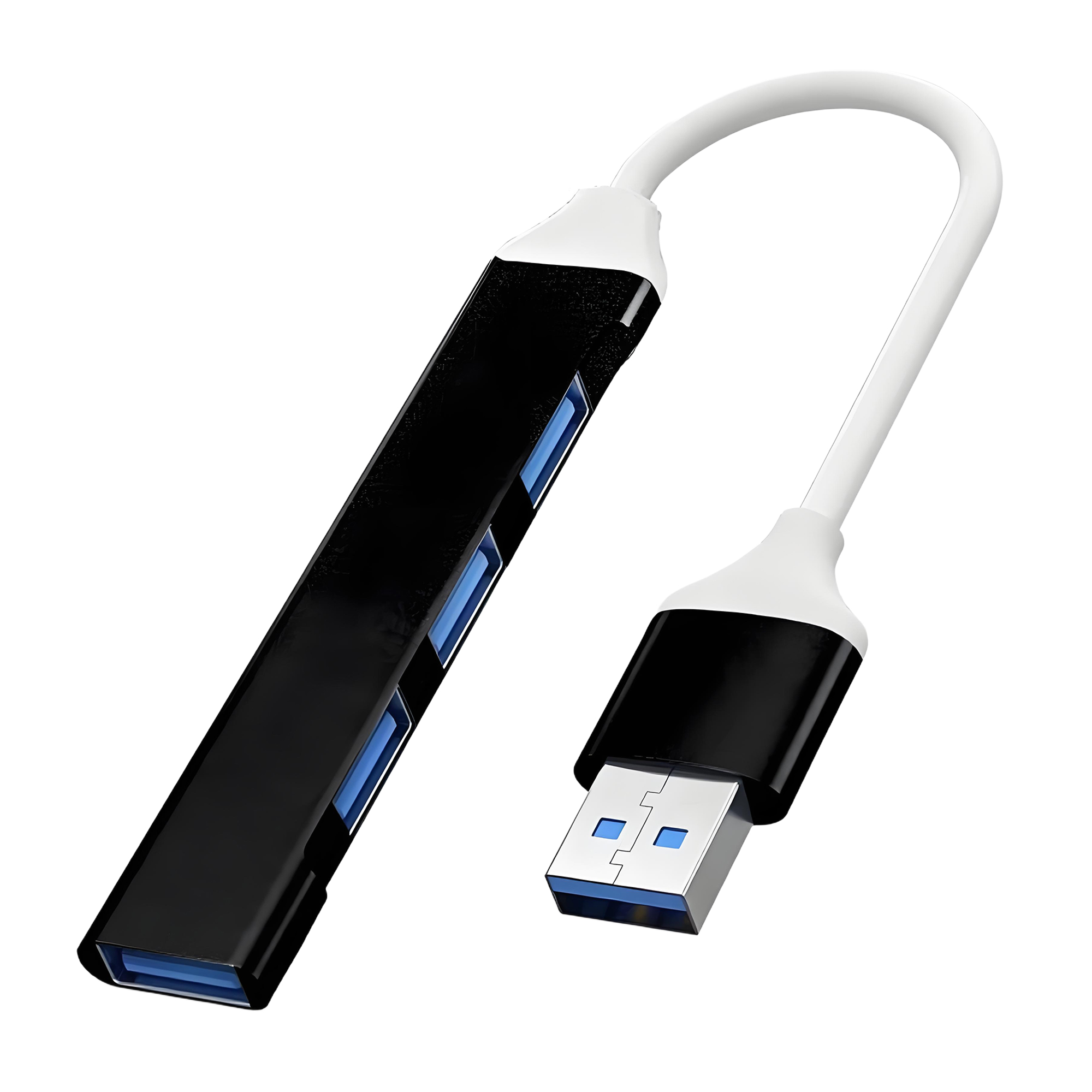 4-in-1 USB-C Hub Adapter with 4-Port USB 3.0 for Laptops 6