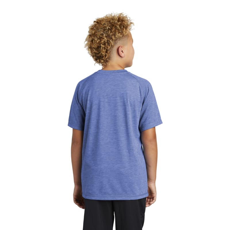 Sport-Tek Youth PosiCharge Tri-Blend Wicking Raglan Tee. 20