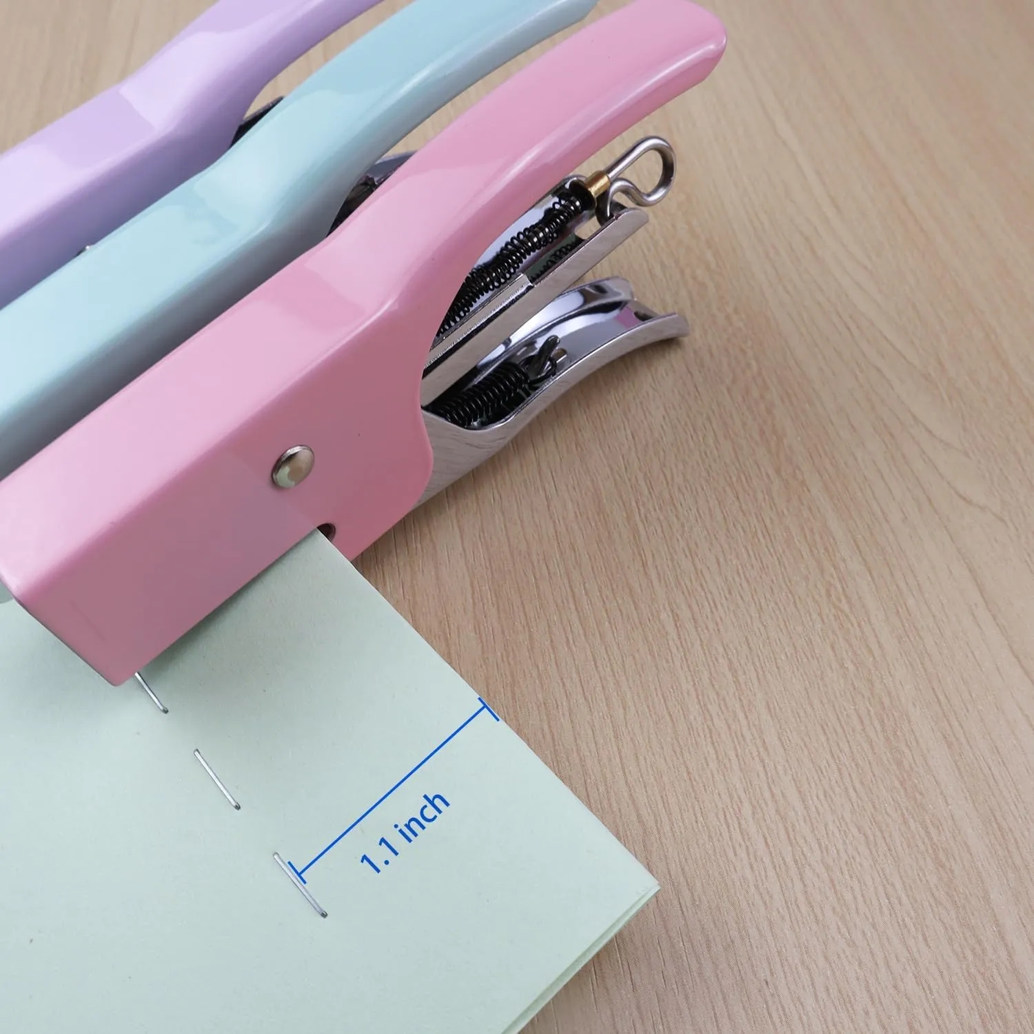 Small Macaron Desktop Metal Stapler 8