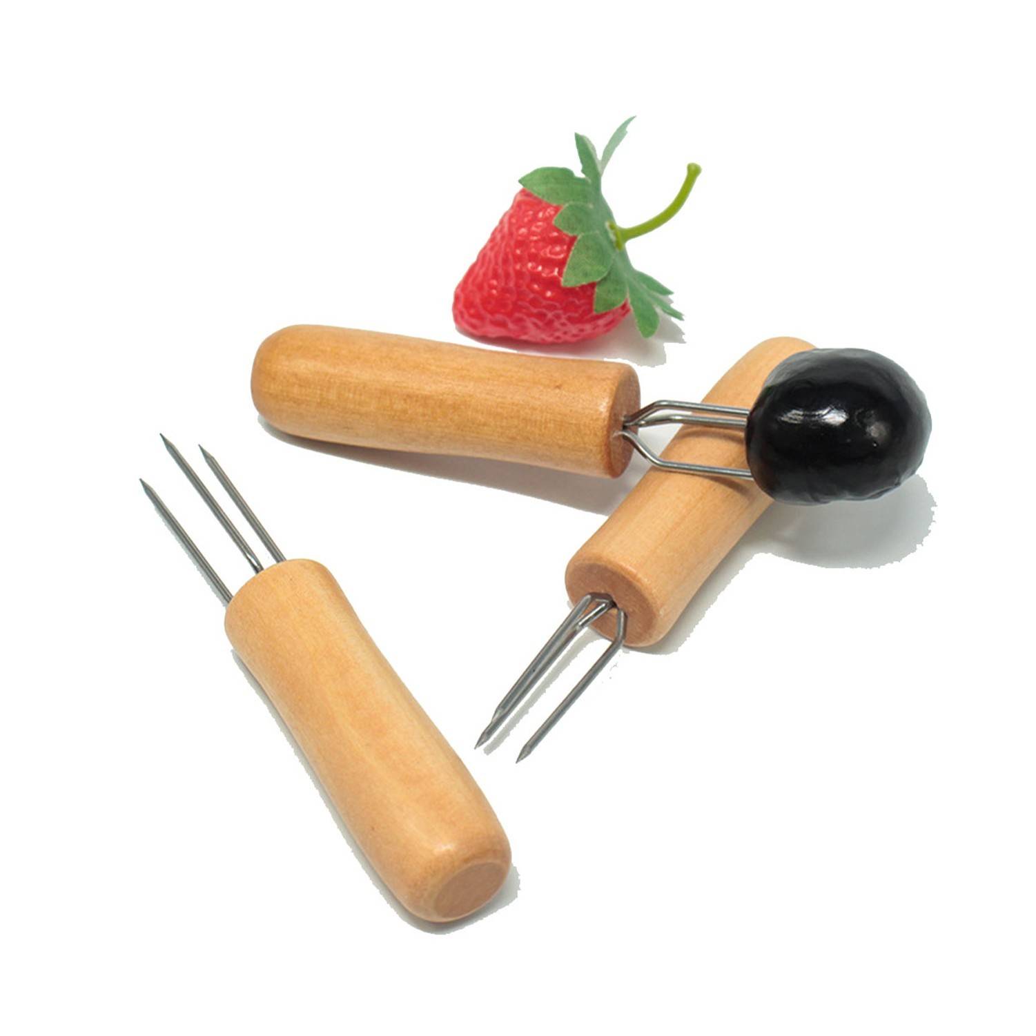 3-Prong Stainless Steel Roasting Fork 3