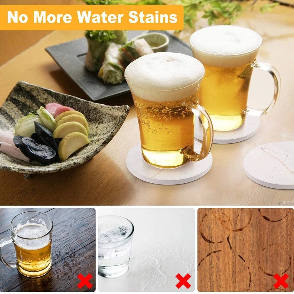 Dolomite Cork Round Absorbent Coaster 7