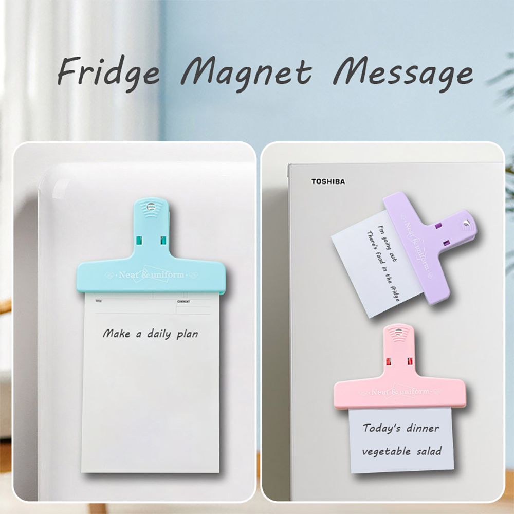 Refrigerator Magnets Multipurpose Bag Food Chip Clips 4