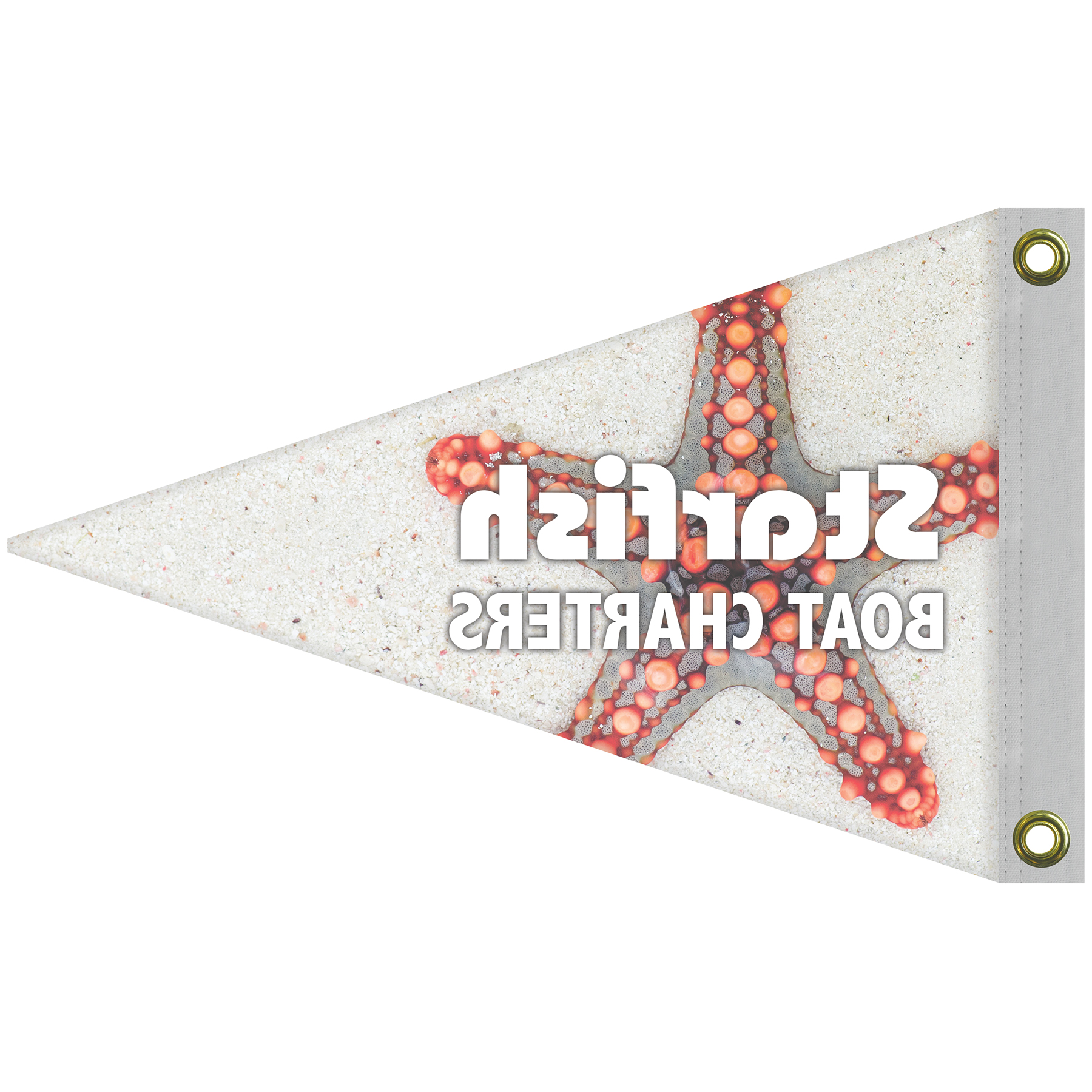 12" x 18" Single Reverse Knit Polyester Pennant 8