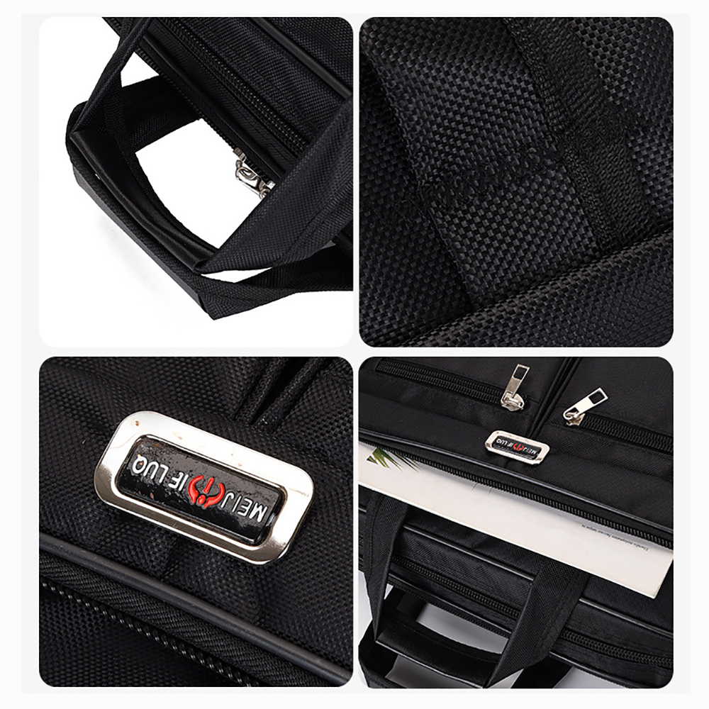 Document Bag Briefcase with Zipper 9