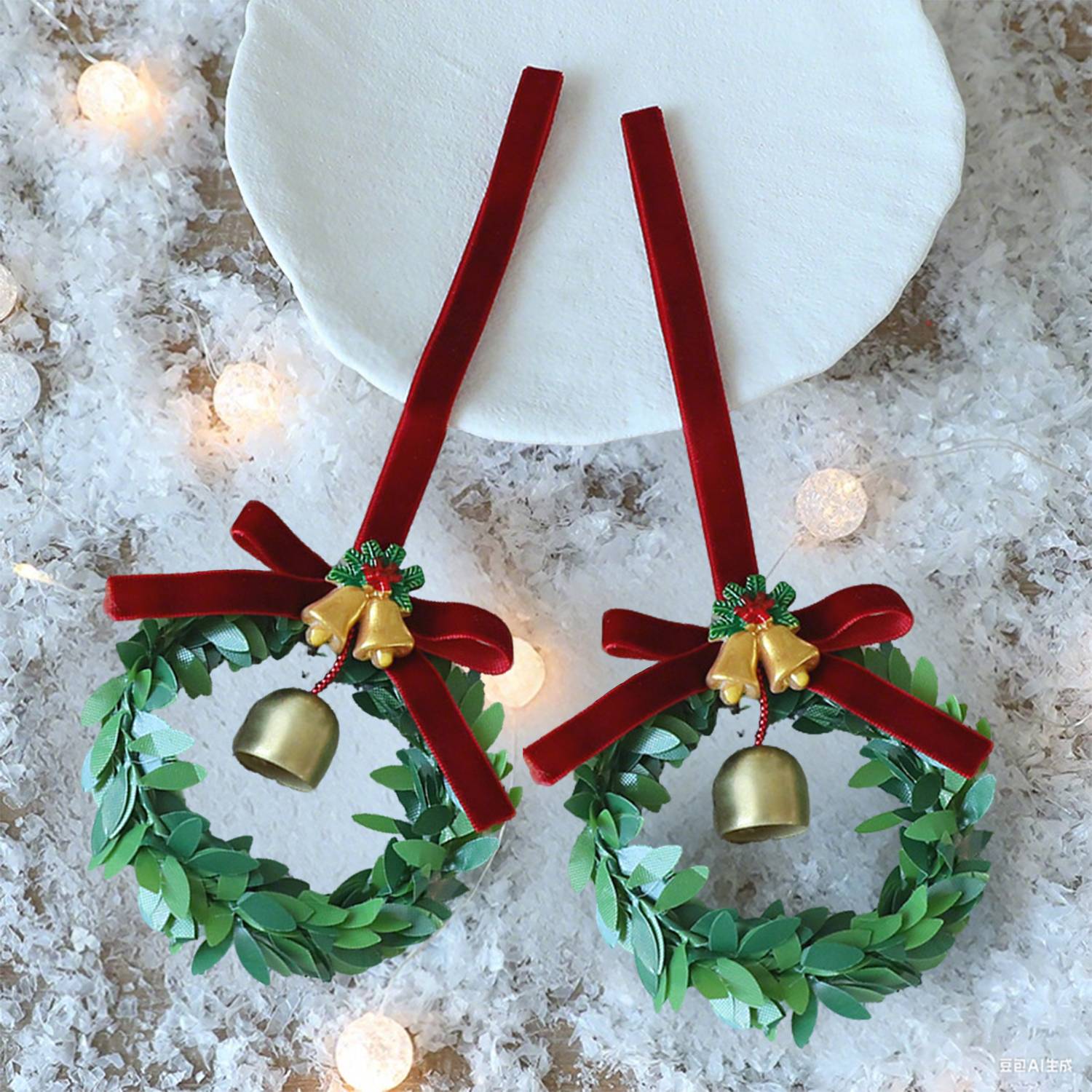Bell Wreath Christmas Tree Ornament 6