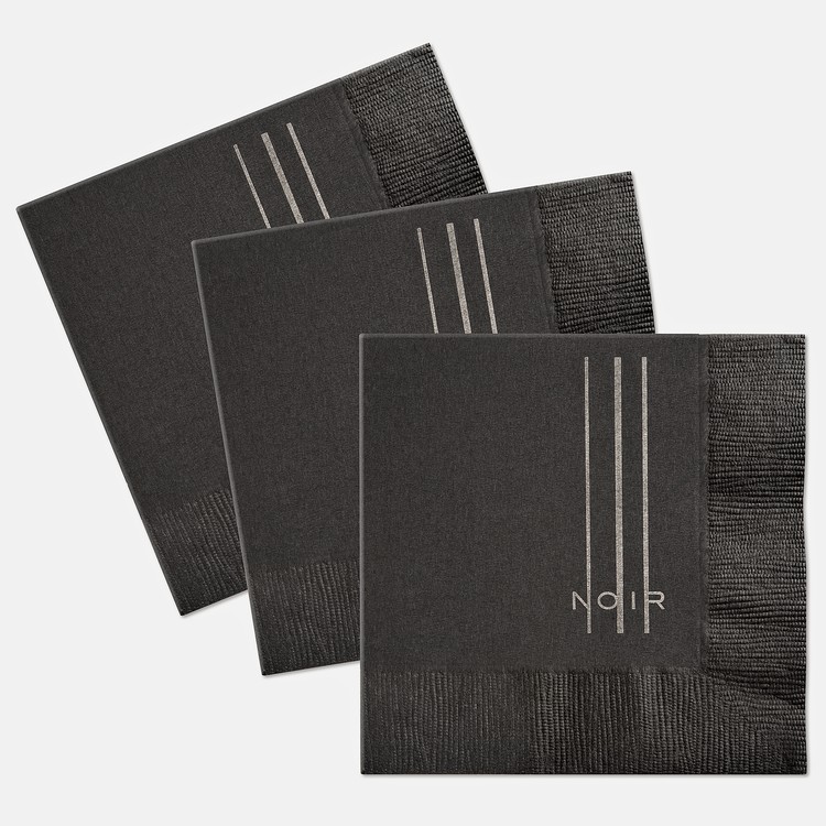 2-Ply Dark-Tone Facial-grade Beverage Napkin 2
