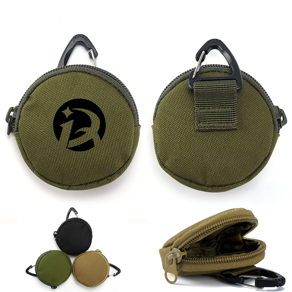 Nylon Tactical Bag Earphone Bag Keychain 2