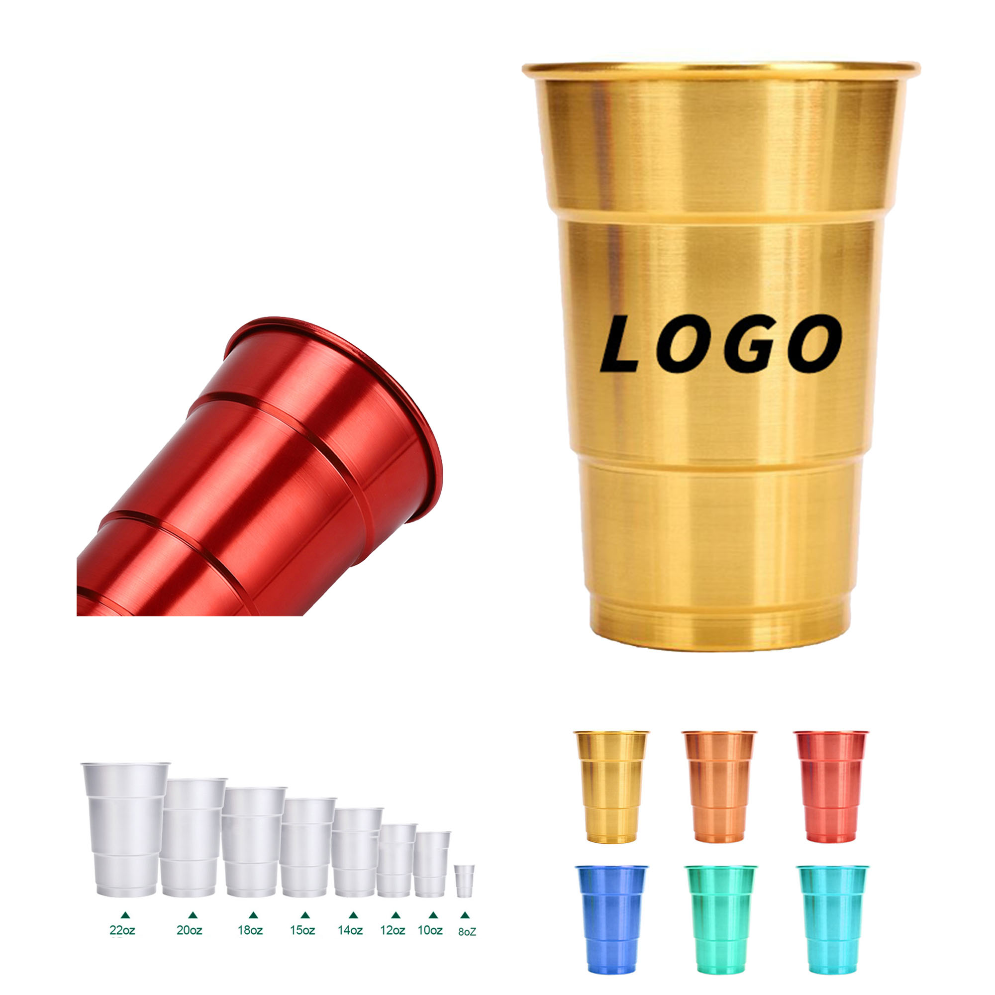 6.9oz Aluminium Tumbler 1