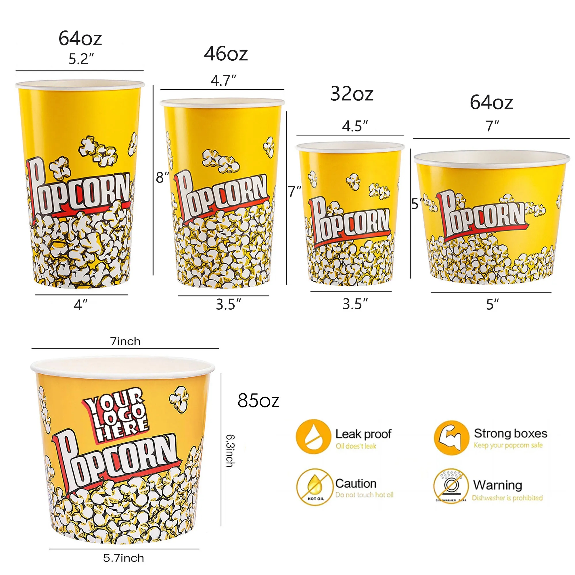 85oz Popcorn Bucket 2