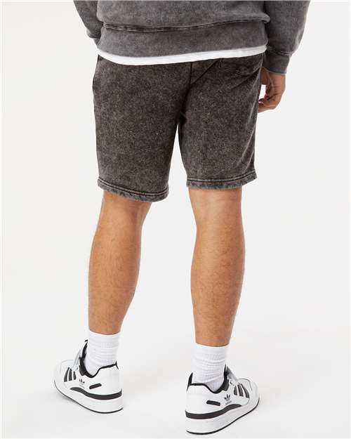 Unisex Mineral Wash Fleece Shorts - PRM50STMW 10