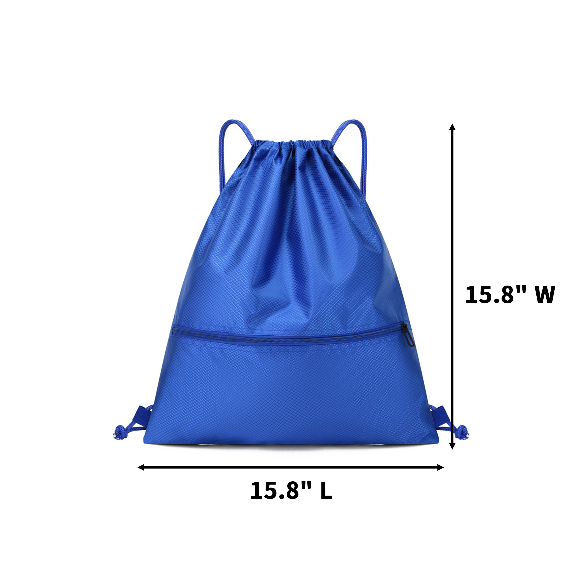 Waterproof Oxford Drawstring Backpack 16.5 x 19.2" 4