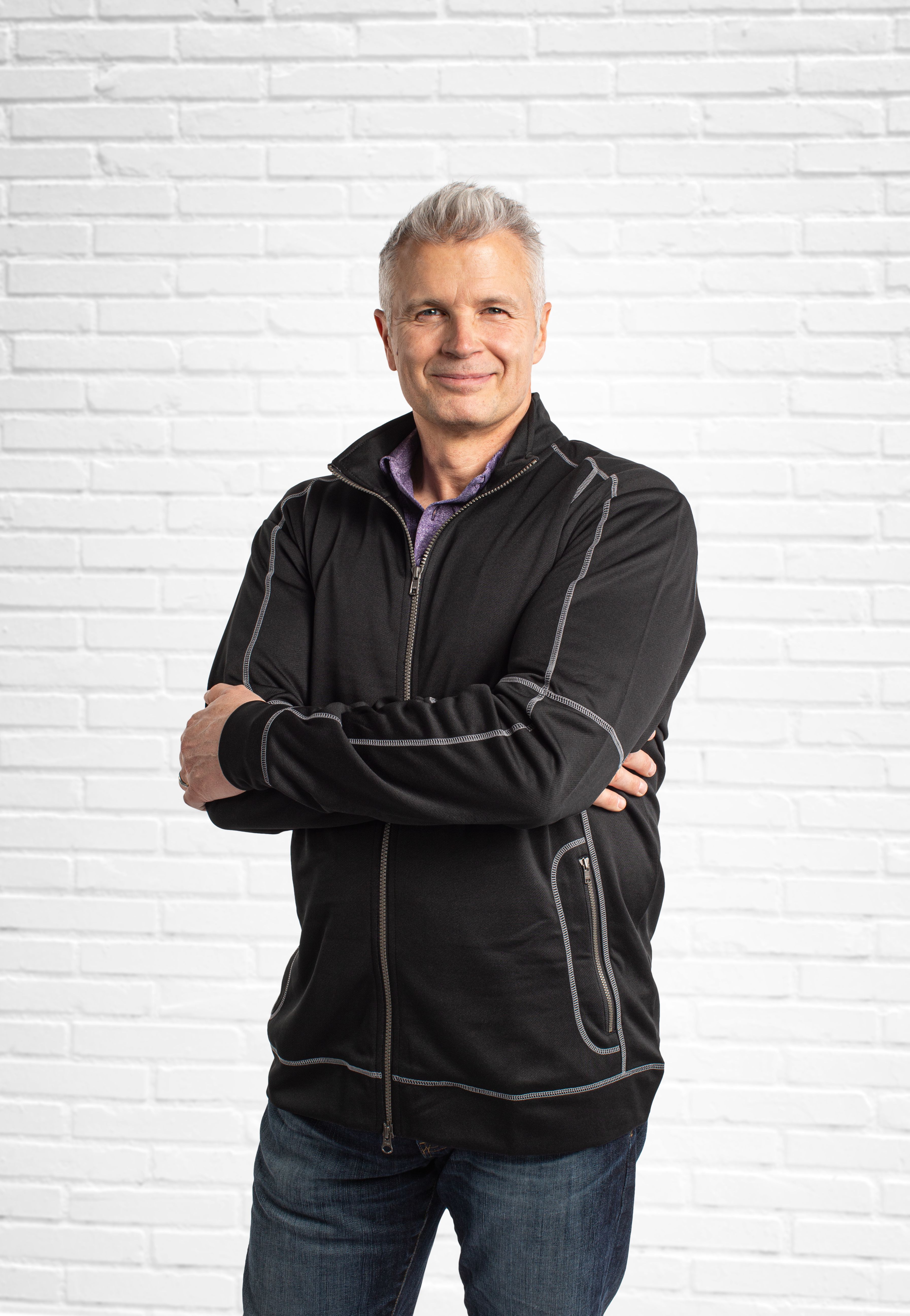 Helsa Performance Mens Full Zip Knit Jacket