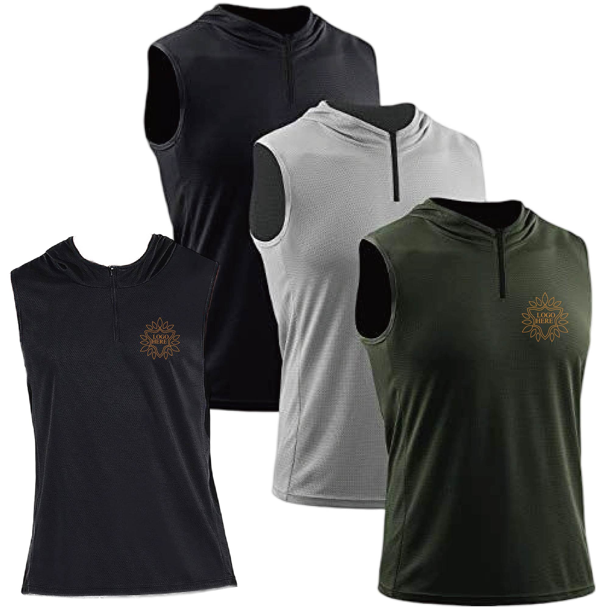 Casual Loose Hooded Sports Mens Top 1