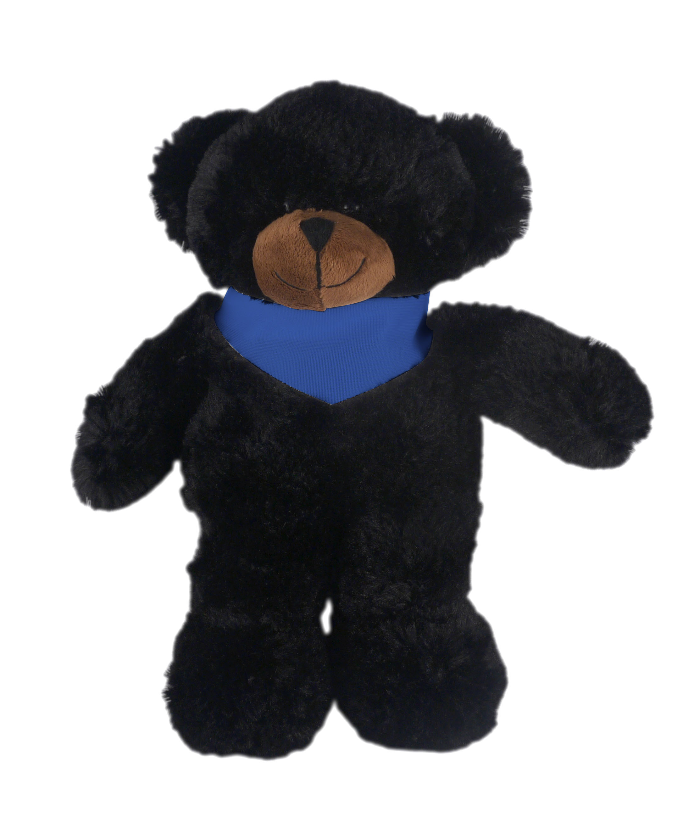 Soft Plush Stuffed Black Bear with Bandana 2