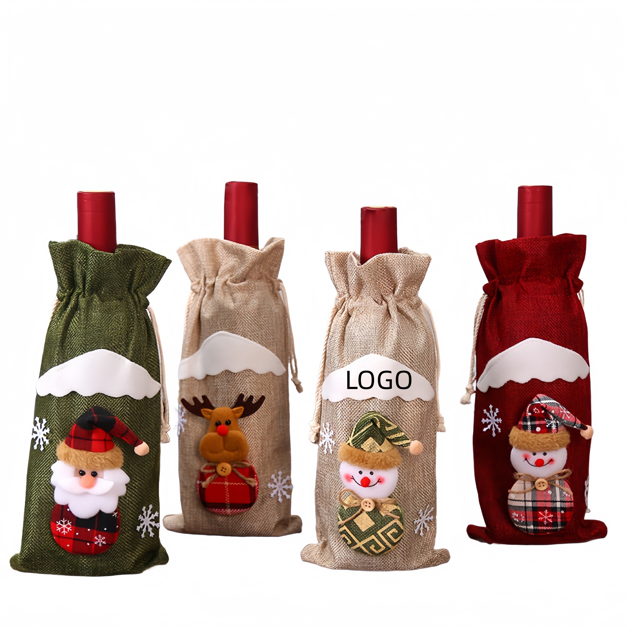 Holiday Party Gift Wine Bags 2