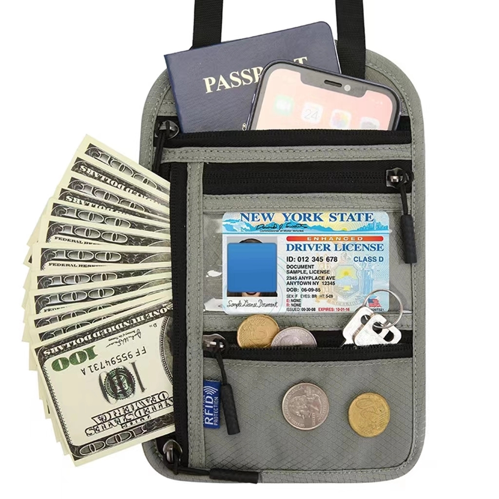 RFID Blocking Passport Wallet for Men Women 4