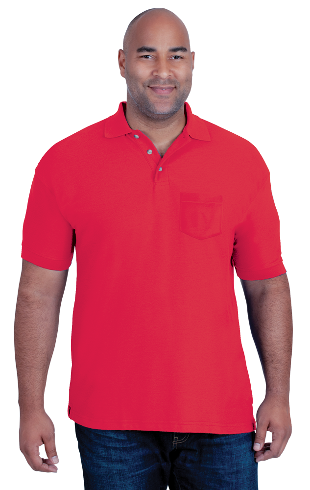 Men's Scotchgard Pique Polo with Pocket 2