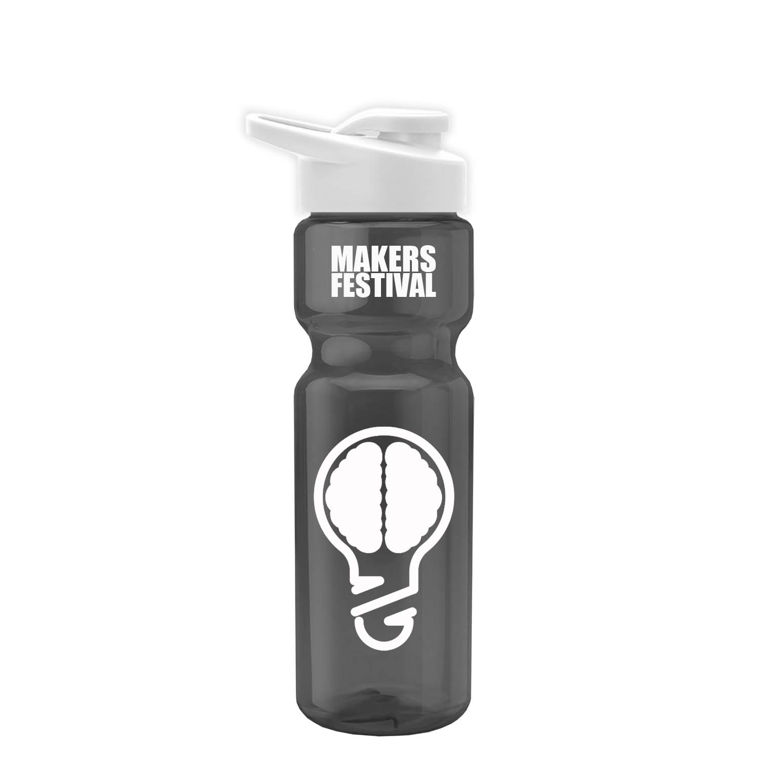 Champion - 28 oz. Transparent Bottle with Drink Thru Lid 14