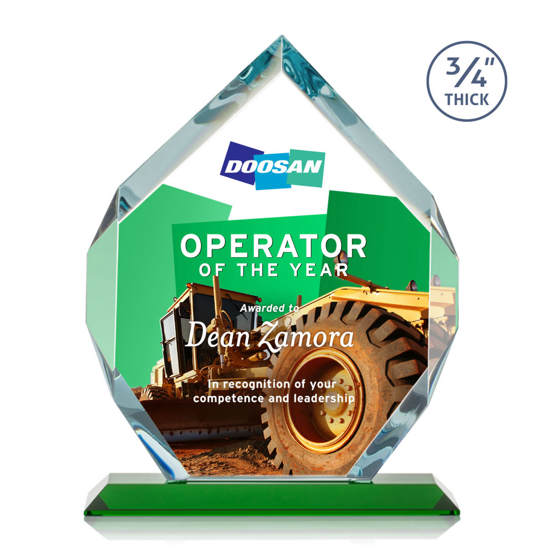 Royal Diamond VividPrint™ Award - Green 10
