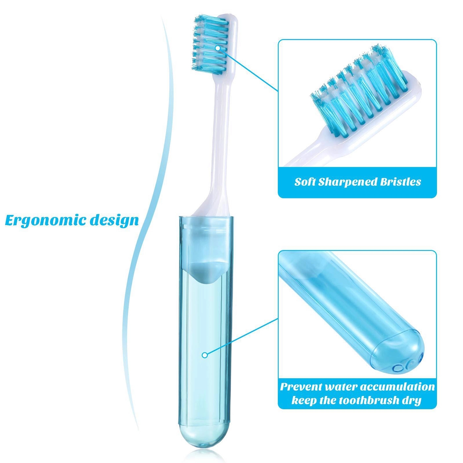 Portable Travel Toothbrush Set 3