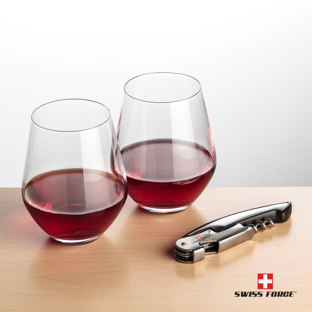 Swiss Force® Opener & Reina Stemless Wine 3