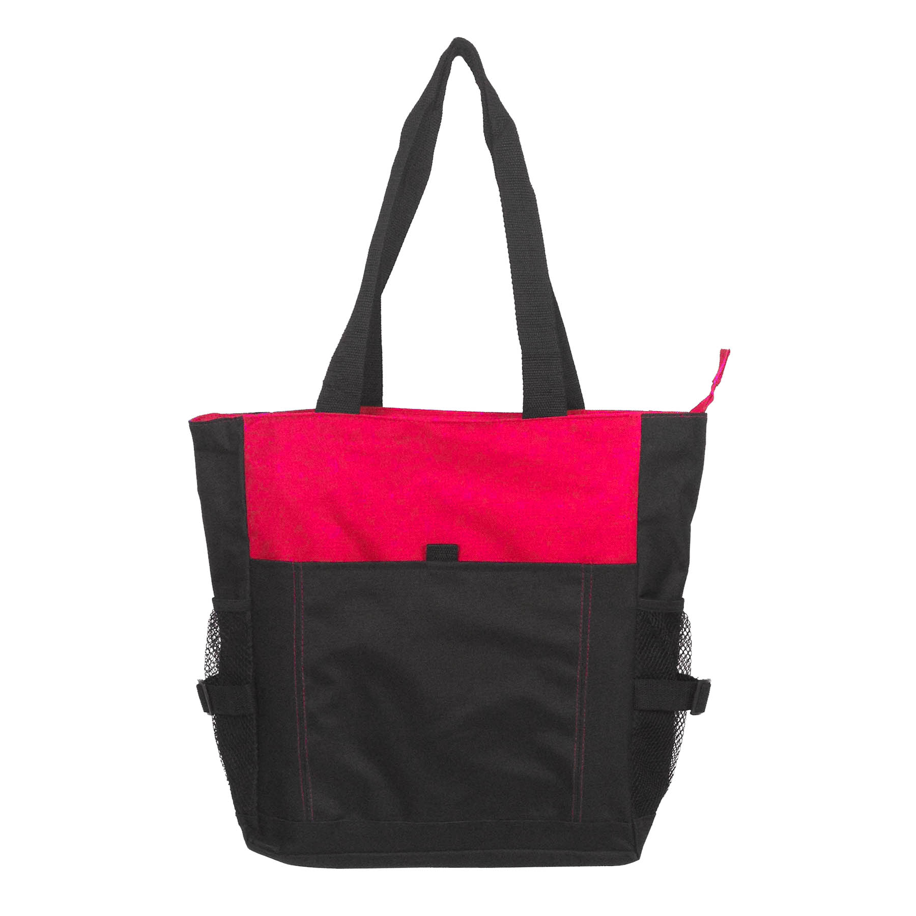 600D polyester Deluxe Zippered Tote Bag 4