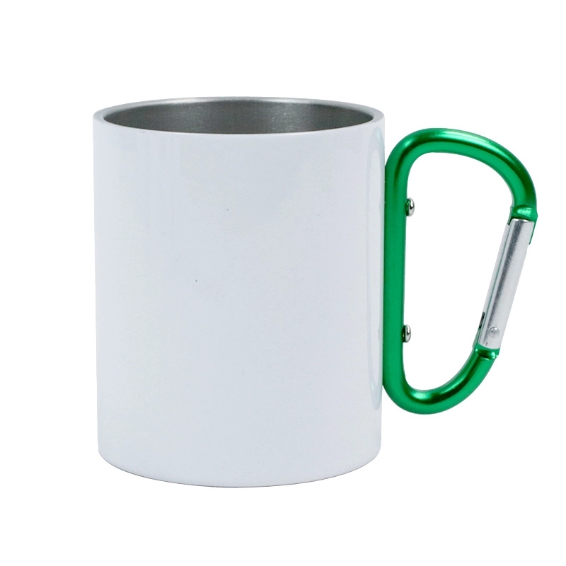 10 oz.Stainless Steel Cup With Carabiner Handle 8