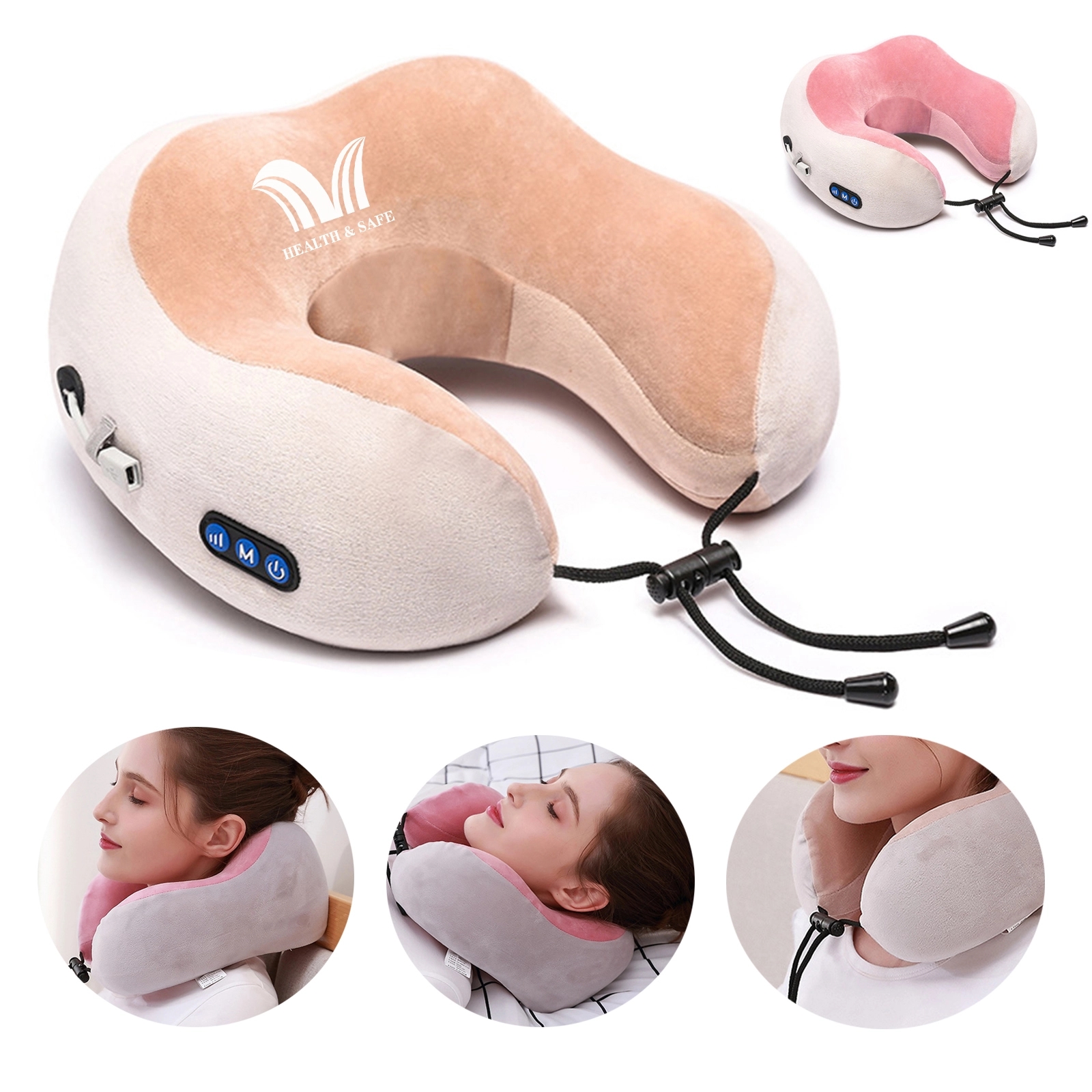 Multifunctional U-Shaped Massage Pillow 1