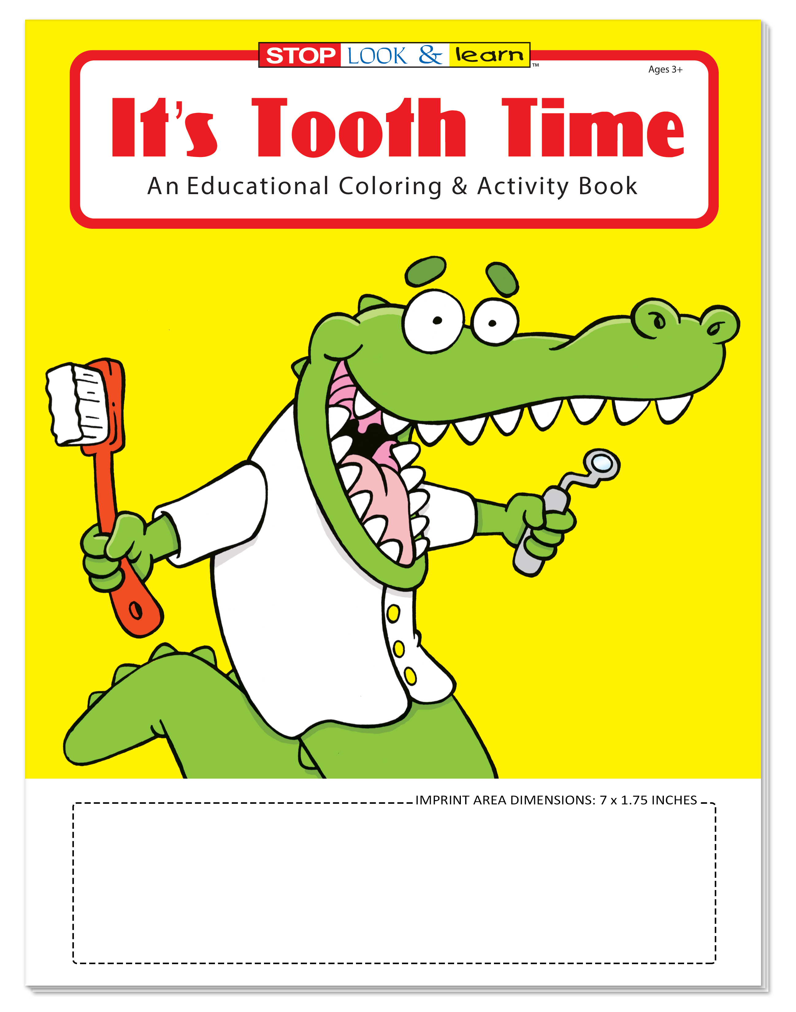 COLORING BOOK - It's Tooth Time Coloring & Activity Book 3
