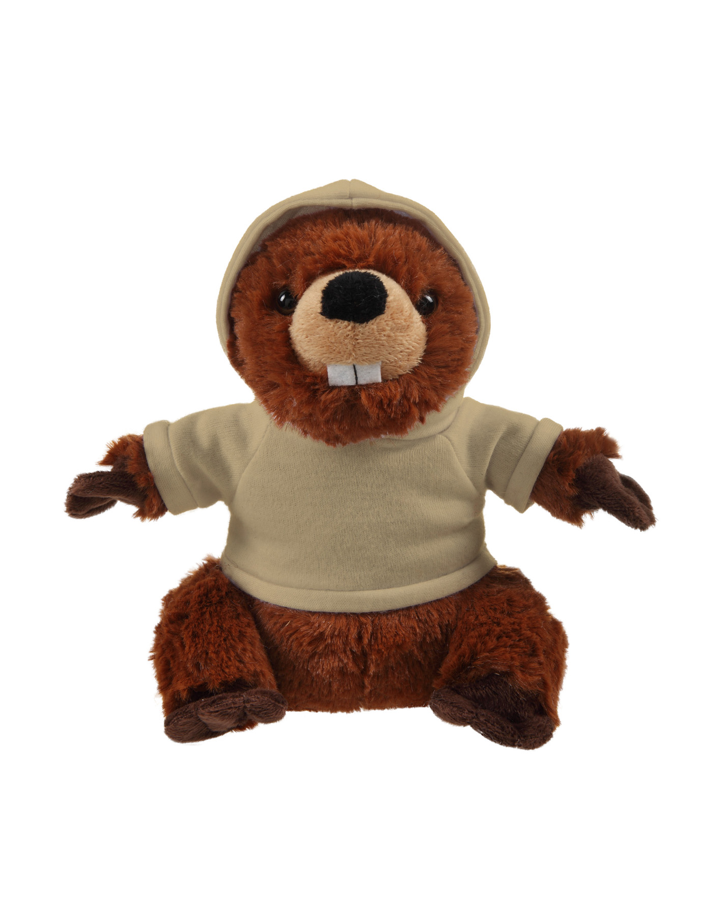 Soft Plush Standing Beaver with Hoodie 11