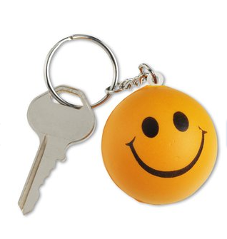 Smile Face Pressure Ball Keychain 2