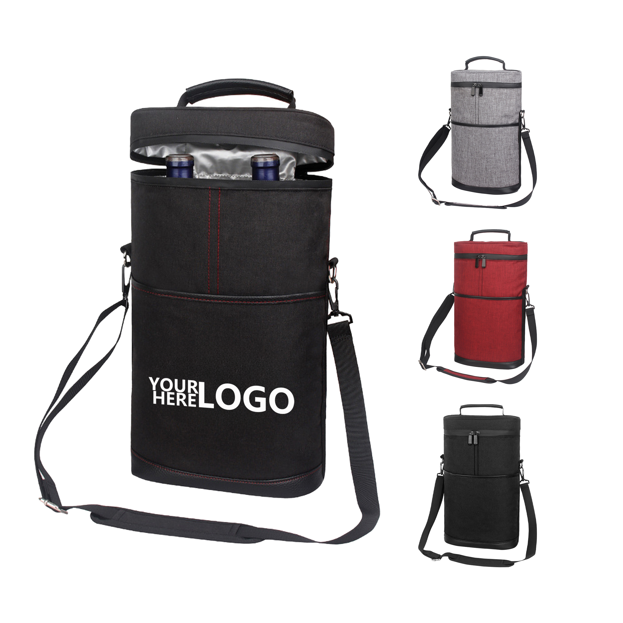 Oxford Fabric Round Cooler Tote with Insulation 2