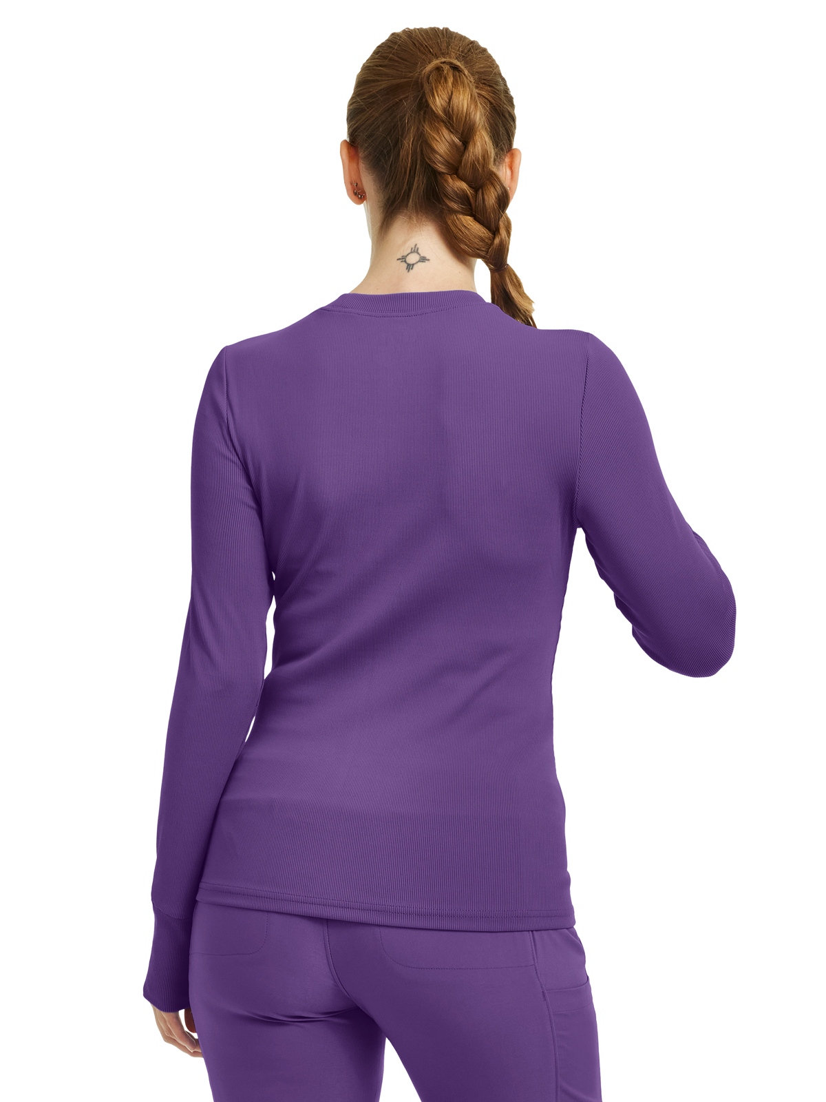 Landau - Forward - Women's One-Pocket Long-Sleeve Crew Neck Underscrub Tee 13