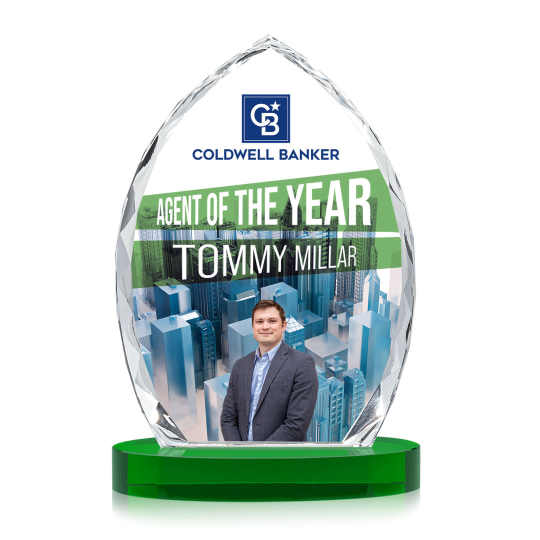 Wilton VividPrint™ Award on Alberton Base - Green 4