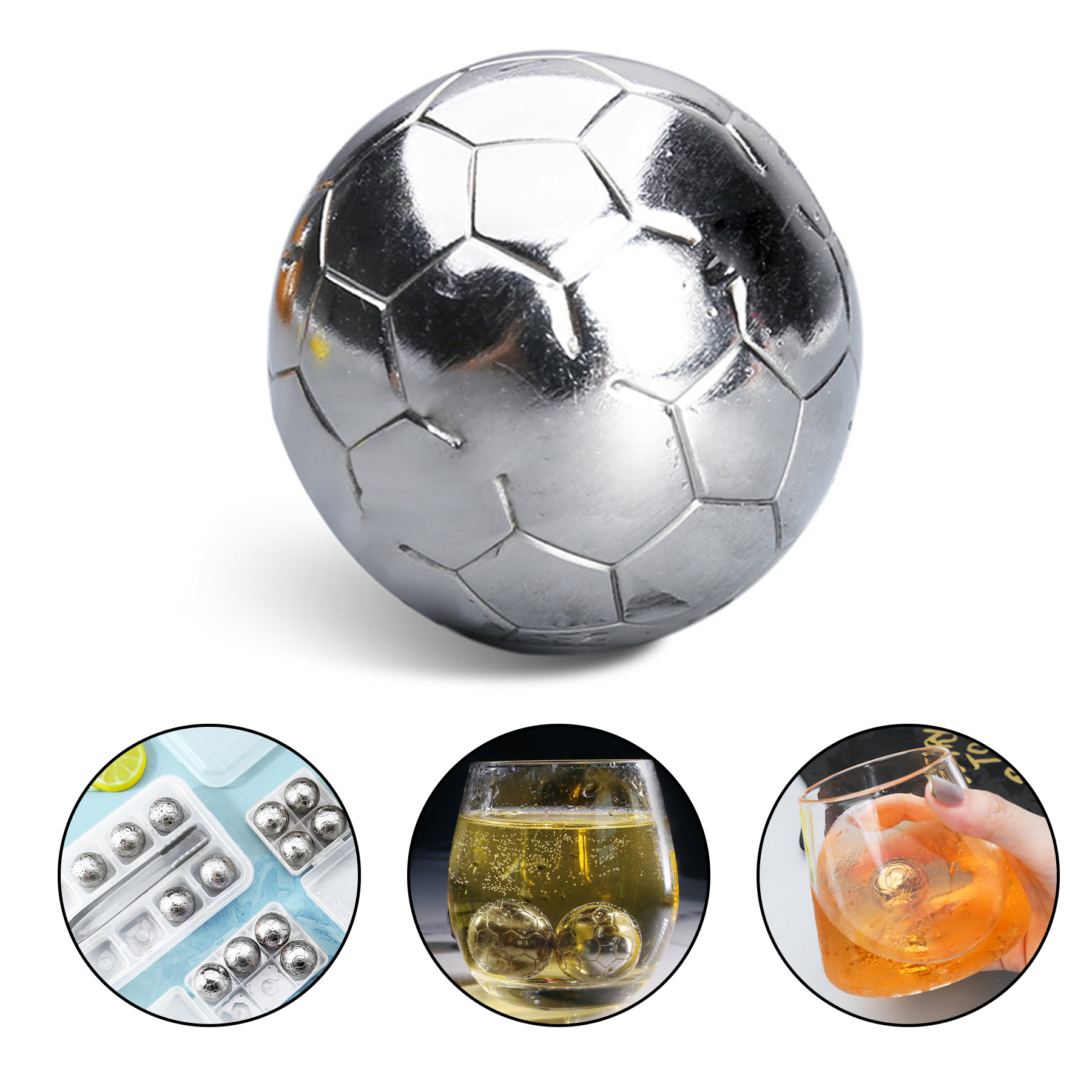 Cooling Stones Stainless Steel Metal Ice Cube 2