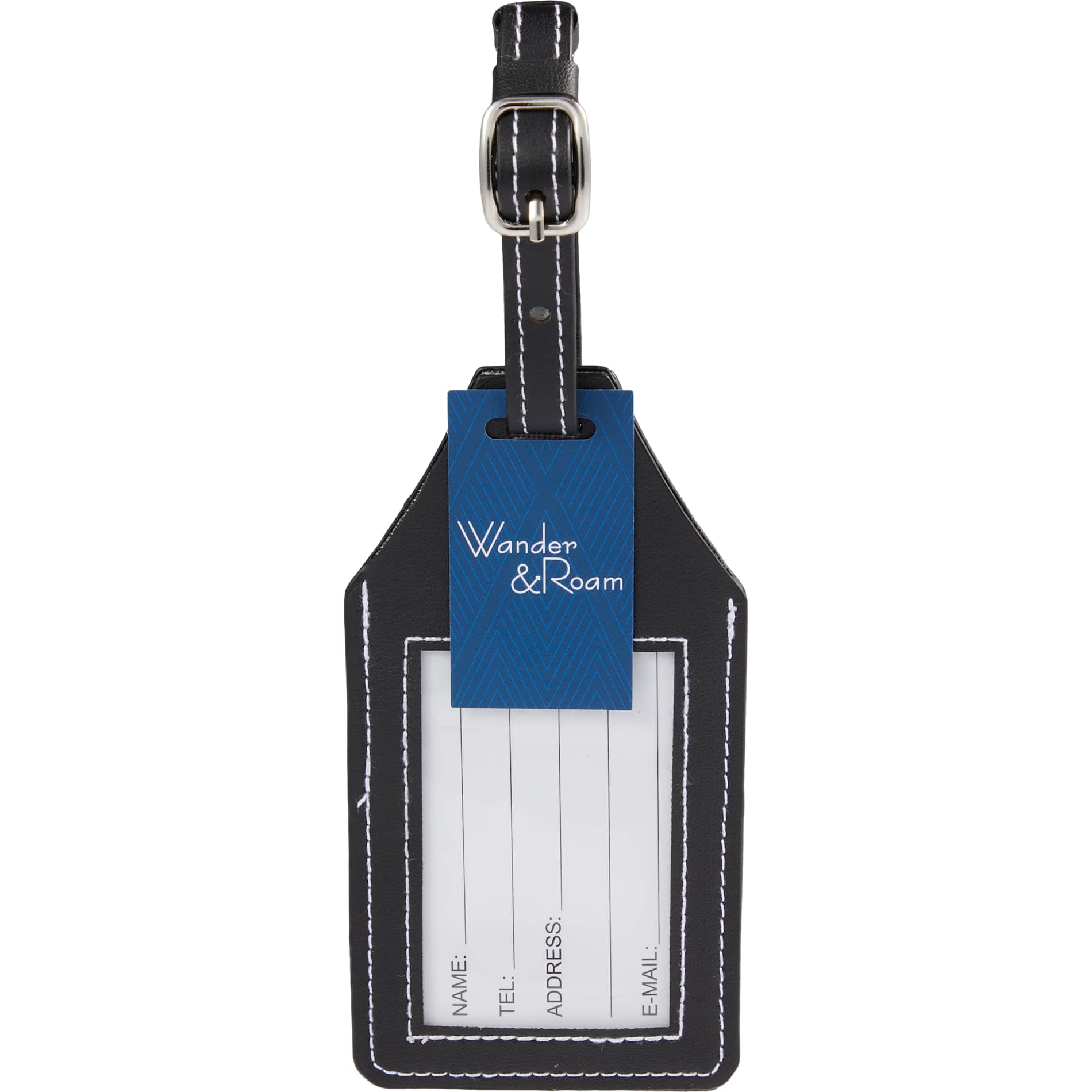Wander & Roam Luggage Tag w/ Air Tag Holder 9