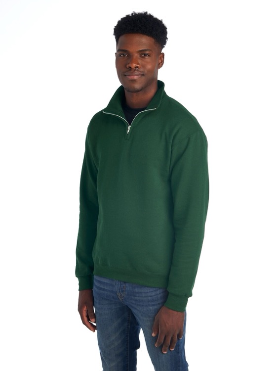 JERZEES NuBlend® Unisex Quarter-Zip Cadet Collar Sweatshirt, custom hoodie or sweatshirt with logo imprint 29