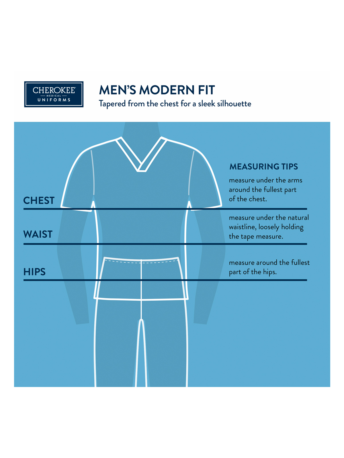 Cherokee - Cherokee Basics - Men's Pocketless Underscrub Tee 21