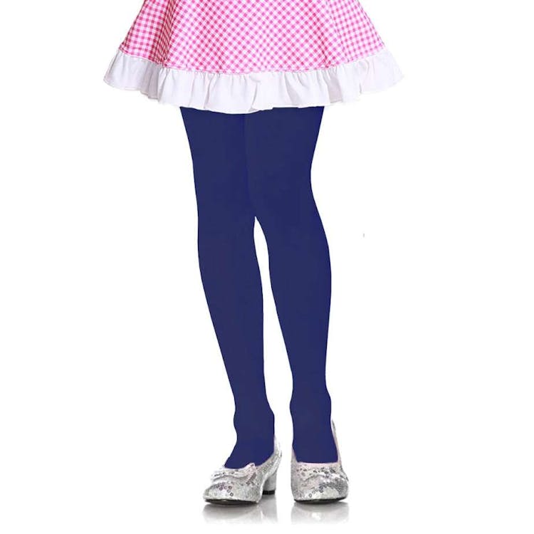 Girls' Winter Tights - Navy Extra Small 2