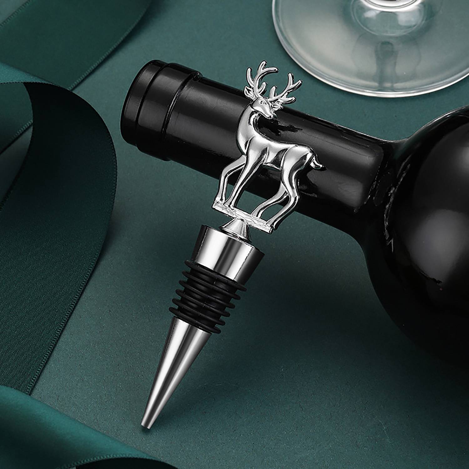 Elk Wine Stopper 4