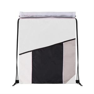 Two Tone Waterproof Mesh Cinch Bag 4