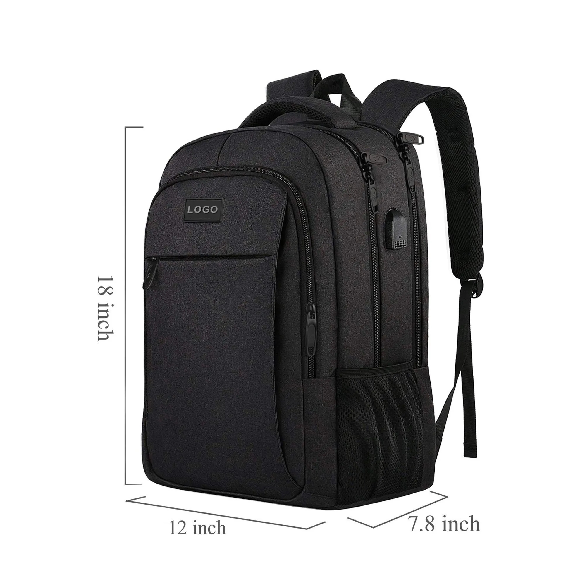 Multifunctional Business Travel School Backpack Laptop Bag 3