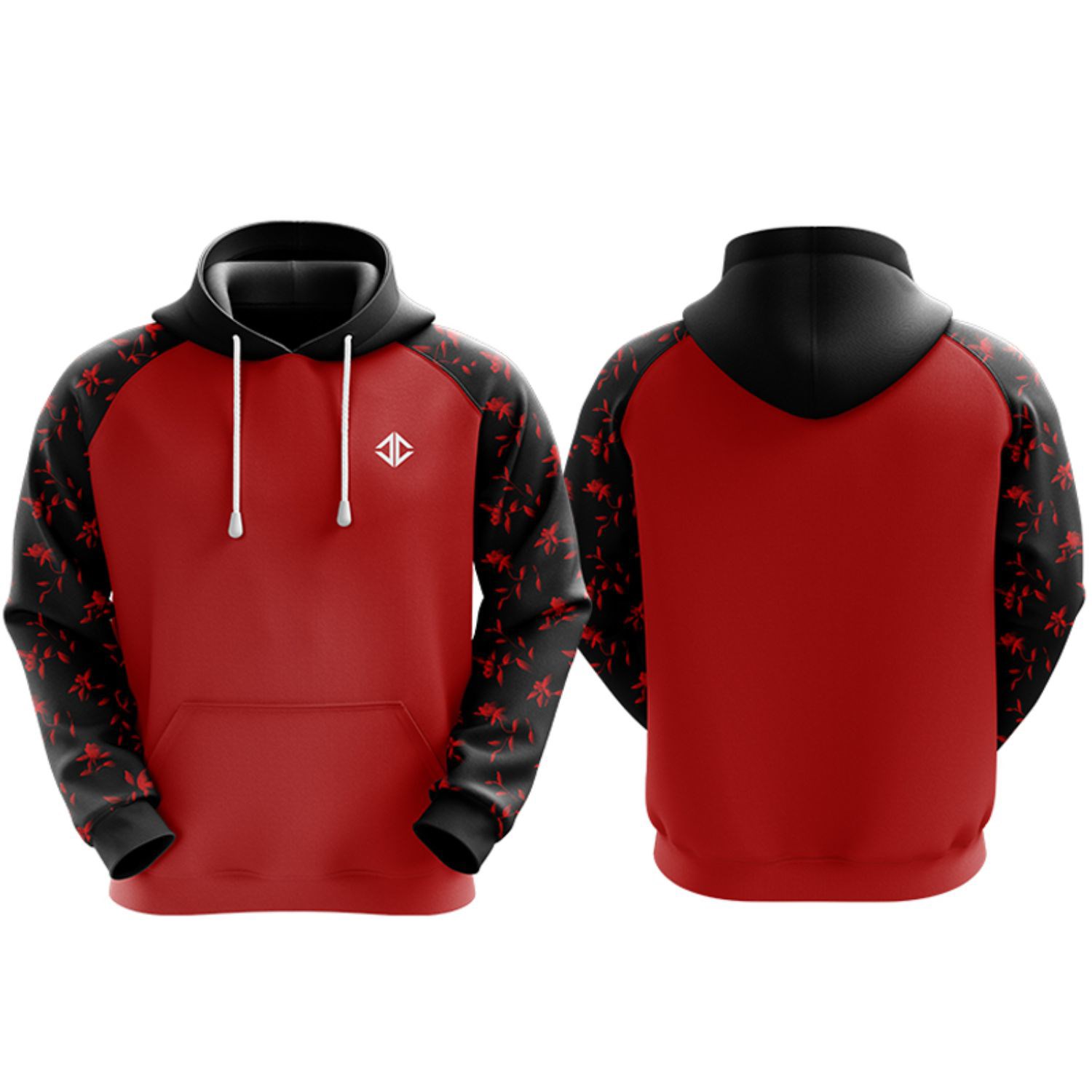 Unisex 250 GSM Comfort Fleece Sublimation Pullover Hoodies with Kangaroo pocket 5